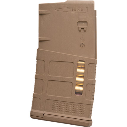 PMAG M3 WINDOW 7.62 20RD TAN
