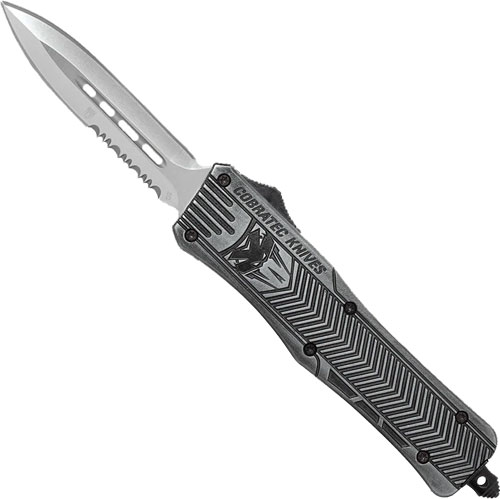 COBRATEC MEDIUM CTK1 OTF - STONEWASH 3" DAGGER SERRATED