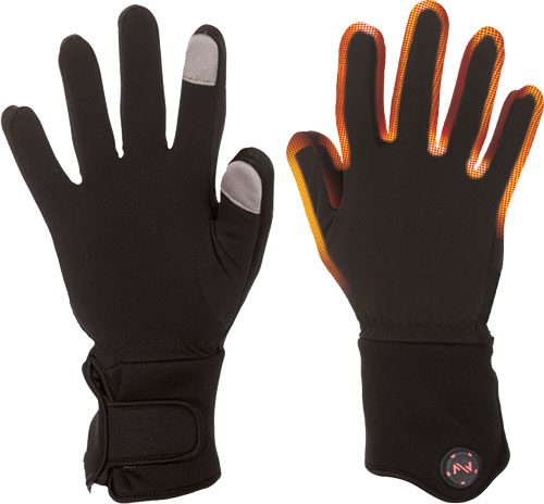 MOBILE WARMING UNISEX HEATED - GLOVE LINER BLACK LARGE