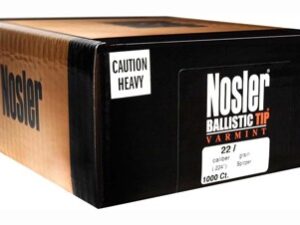 NOSLER BULLETS 22 CAL .224 - 50GR BALLISTIC TIP 1000CT