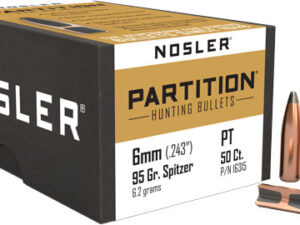 NOSLER BULLETS 6MM .243 - 95GR PARTITION 50CT
