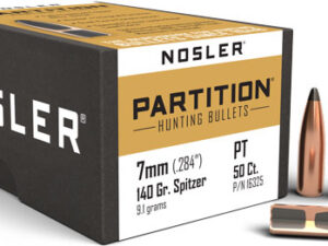 NOSLER BULLETS 7MM .284 - 140GR PARTITION 50CT