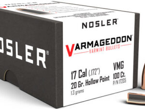NOSLER BULLETS 17 CAL .172 - 20GR VARMAGEDDON FBHP 100CT