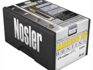 NOSLER BULLETS 270 CAL .277 - 130GR BALLISTIC TIP 50CT