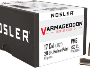 NOSLER BULLETS 17 CAL .172 - 20GR VARMAGEDDON FBHP 250CT