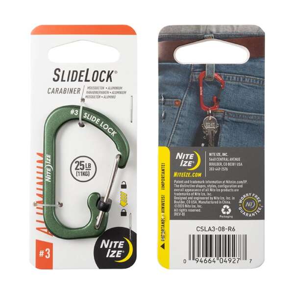 Slidelock Carabiner Aluminum