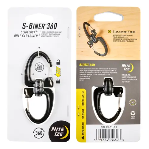 S-Biner 360 SlideLock Dual Carabiner