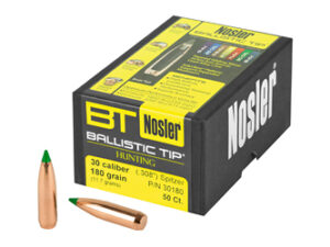NOSLER 30 CAL 180GR 50CT
