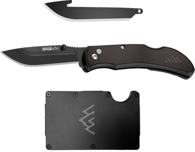 Outdoor Edge 3"" Razor Carry + WalletÂ (2 Blades)