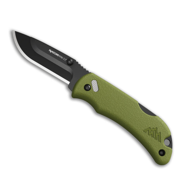 2.2 RAZOR-MINI (OD Green PMS, Black 2 Drop-Pt Blades)