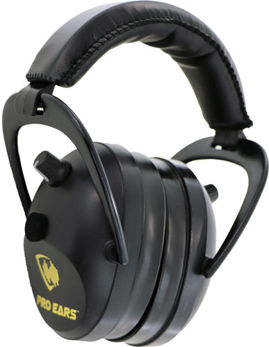 PRO EARS GOLD II 26 EAR MUFF - ELECTRONIC W/PADDED BASE BLK