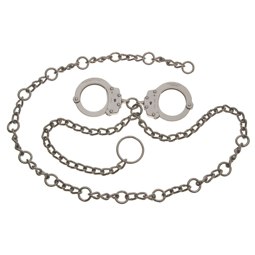 Model 7003C 54'' Waist Chain w/ Handcuffs at Navel