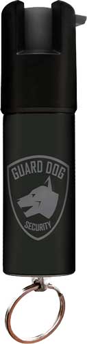 GUARD DOG KEYCHAING POCKEET - PEPPER SPRAY 1/2 OUNCE BLACK