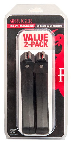 RUGER MAGAZINE 10/22 22LR - 25RD POLYMER 2-PACK