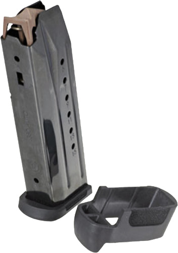 RUGER MAGAZINE SECURITY 380ACP - 15RD BLACK PLASTIC