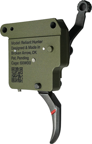 RISE TRIGGER RELIANT HUNTER - REM 700 2-5LB CURVED GREEN/BL
