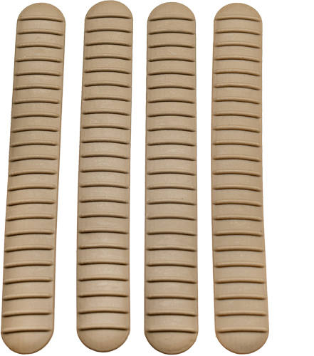 B5 SYSTEMS RAIL COVER M-LOK - FDE 3 SECTION 4-PACK