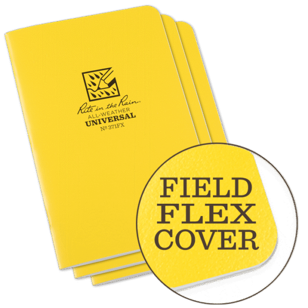 Field-Flex Universal Stapled Notebook 4.625 x 7 - 3 Pack