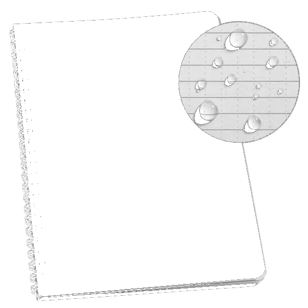 Large Side Spiral Notebook - Universal Pattern