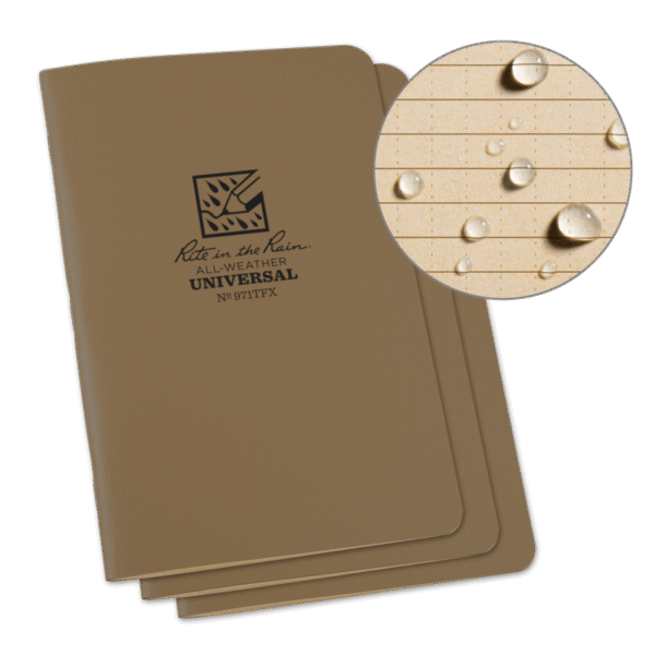 Field-Flex Universal Stapled Notebook 4.625 x 7 - 3 Pack