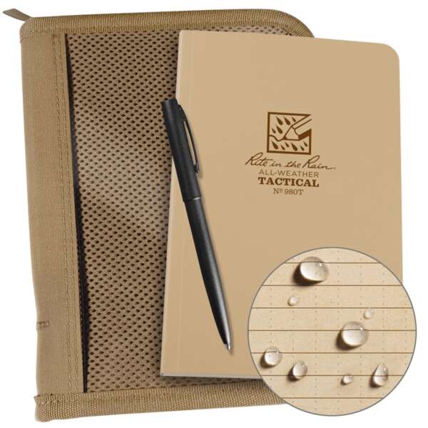 Land Nav Kit - Tan Book/Cover