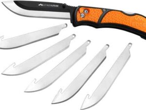 OUTDOOR EDGE 3.5" RAZOR LITE - EDC FOLDER ORANGE W/6 BLADES