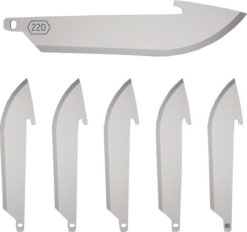 OUTDOOR EDGE 2.2" DROP POINT - BLADE PACK 6 SS BLADES