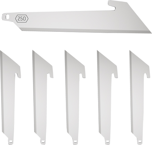 OUTDOOR EDGE 2.5" UTILITY - BLADE PACK 6 SS BLADES