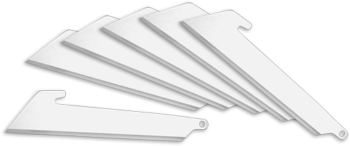 OUTDOOR EDGE 3" UTILITY BLADE - REPLACEMENT BLADES 6-PACK