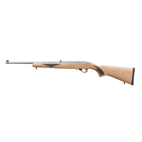 10/22 Sporter 22 LR Clear Satin Natural Finish Hardwood with Black Checkering