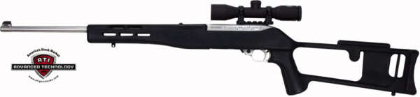 ADV. TECH. STOCK RUGER 10/22 - STANDARD BARREL BLACK SYN