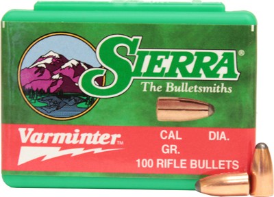 SIERRA BULLETS .22CAL .224 - 40GR SP 100CT