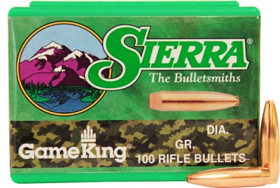 SIERRA BULLETS .22 CAL .224 - 55GR HP-BT 100CT