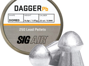 SIG PELLETS 22 DAGGER DOMED - 16.60GR LEAD ALLOY 250 CT