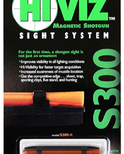 HIVIZ SHOTGUN FRONT SIGHT - MAGNETIC RIB .218-.328" RED