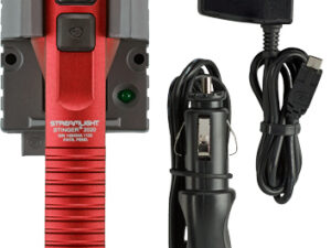STREAMLIGHT STINGER 2020 LED - W/120V AC/12V DC CHARGER RED