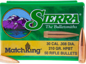 SIERRA BULLETS .30 CAL .308 - 210GR HPBT MATCH 50CT
