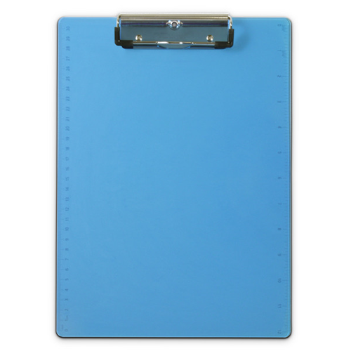 SAUNDERS - BLUE ACRYLIC CLIPBOARD