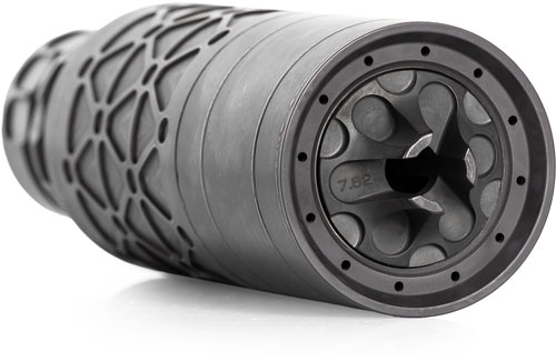 RUGGED SUPPRESSORS AXIAL 762 - M2 BRAKE & HIDER CAP R.U.M BLK