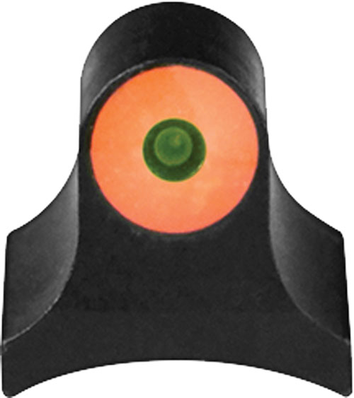 XS BIG DOT ORANGE SHOTGUN BEAD - ON PLAIN BARREL