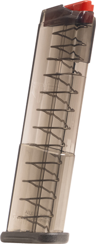 ETS MAGAZINE FOR GLOCK 9MM - 12RD CARBON SMOKE FIT 43