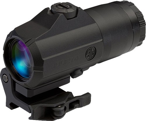 SIG MAGNIFIER JULIET4 4X24 - POWERCAM QR MOUNT BLACK