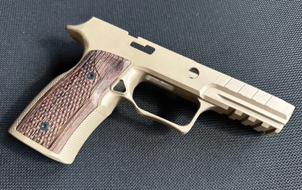 Sharps 320 Improved Grip Module FDE Cerakote w/Wenge Wood Grips