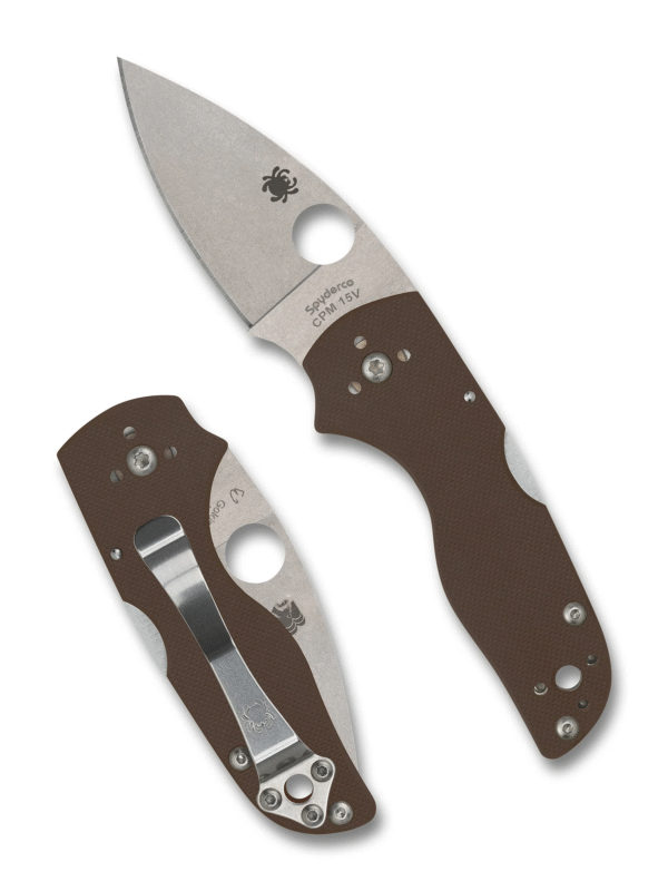 Lil' Native Mid Backlock Brown G-10 CPM15V  SPRINT
