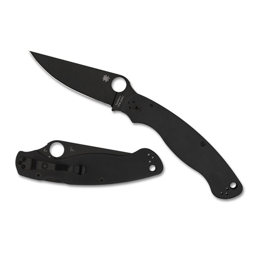Military 2 Black G-10 Black Blade