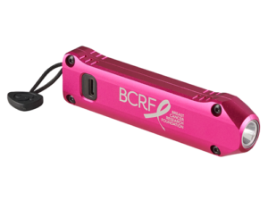BCRF Pink Wedge XT Compact Everyday Carry Rechargeable Flashlight