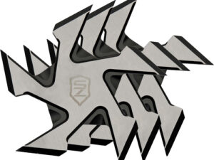 SZCO SIERRA ZULU 4" BUZZSAW - THROWING STAR SET 3PACK W/SHTH
