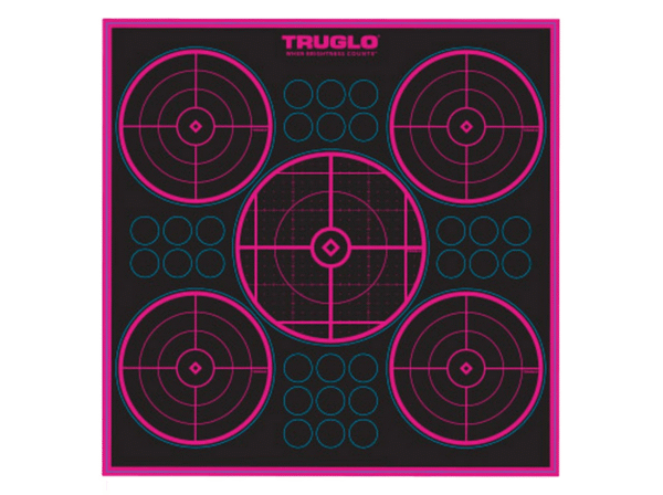 Target Pink 5-Bull 12'' x 12'' - 6 Pack