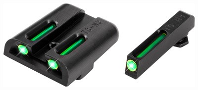 TRUGLO SIGHT SET FOR GLOCK - 9MM/.40 TRITIUM/FIBER OPTIC GR