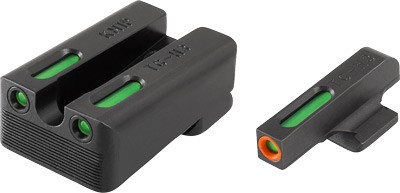 TRUGLO SIGHT SET KIMBER 1911 - TFX PRO GREEN/ORANGE OUTLINE